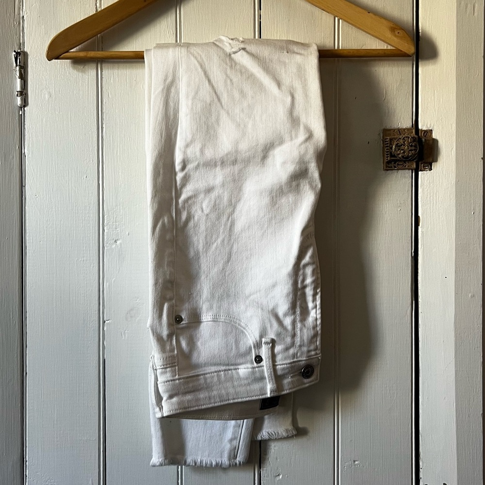 A&F White Jeans